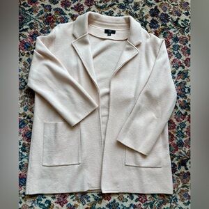 J Crew Sweater Jacket, pink, size L